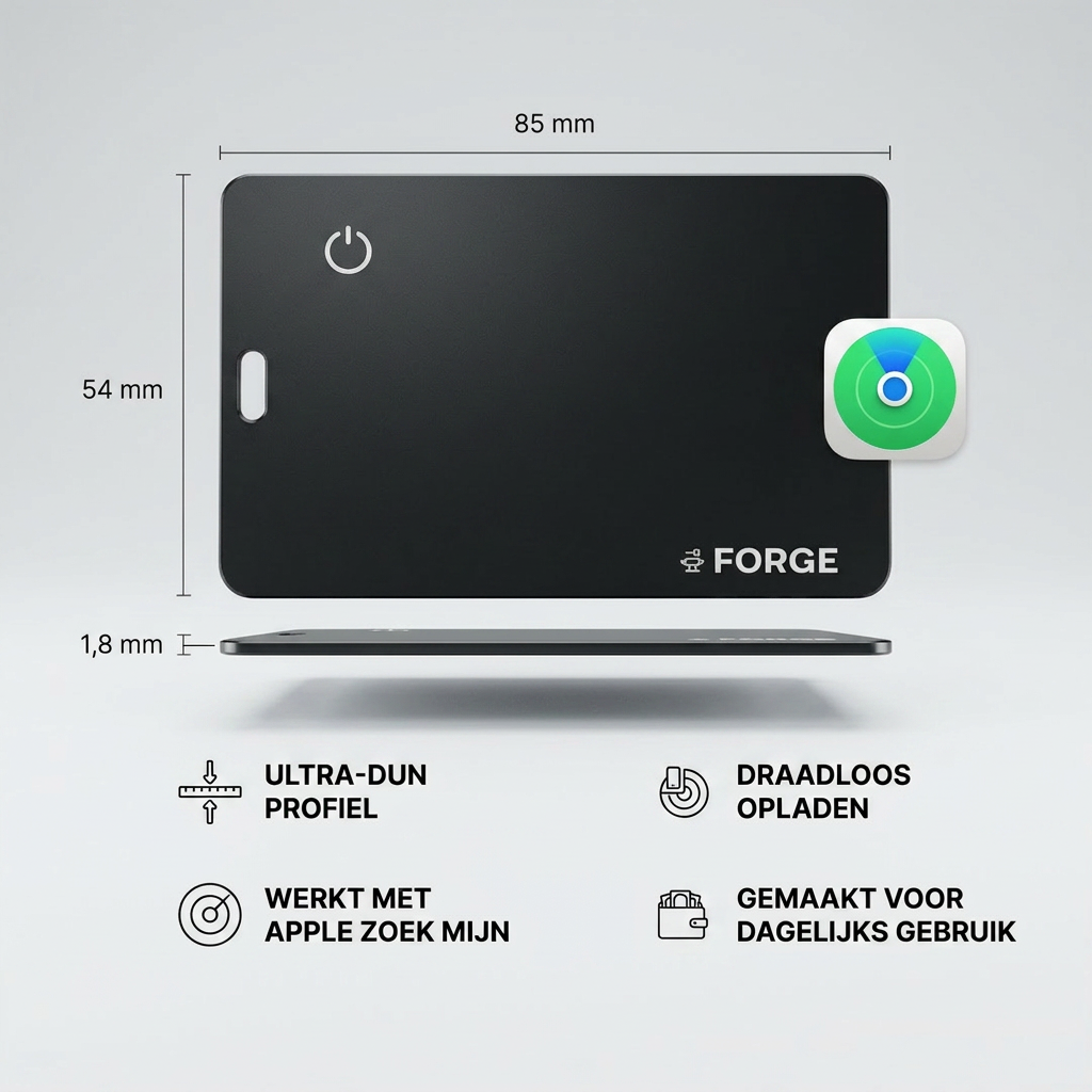Forge Wallet – Raak je portemonnee nooit meer kwijt