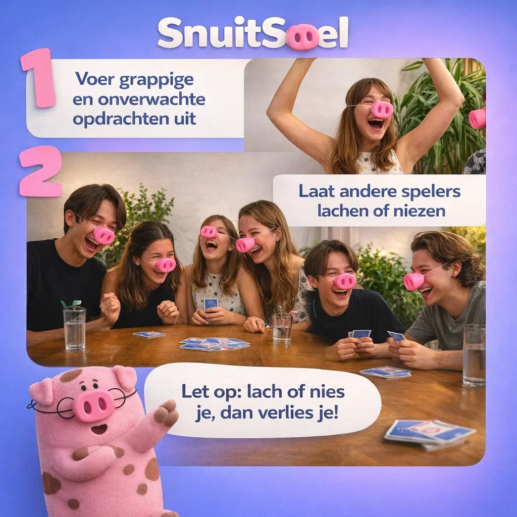 SnuitSpel – Het spel waarbij lachen verliezen betekent