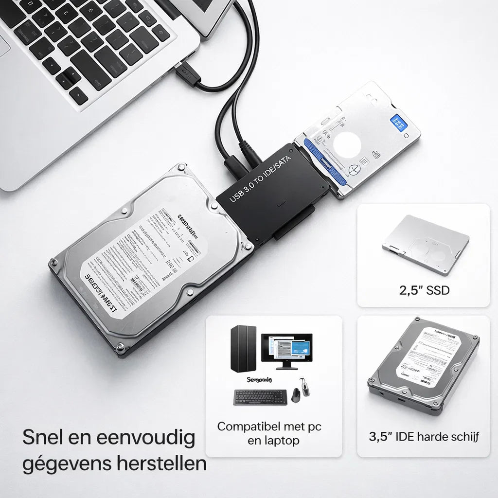 DataBridge – Open elke schijf, herstel je bestanden direct
