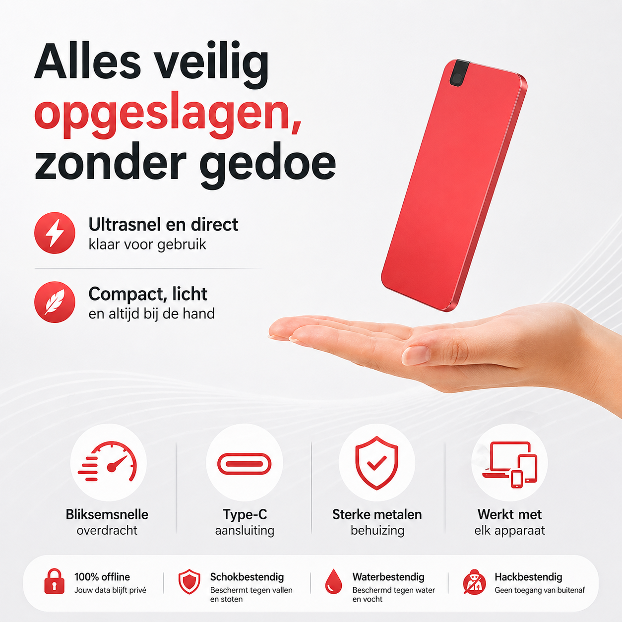 OmniVault — Al je data veilig in je broekzak
