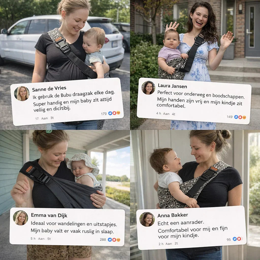 Bubu – Draag je baby dichtbij, zonder pijn of spanning