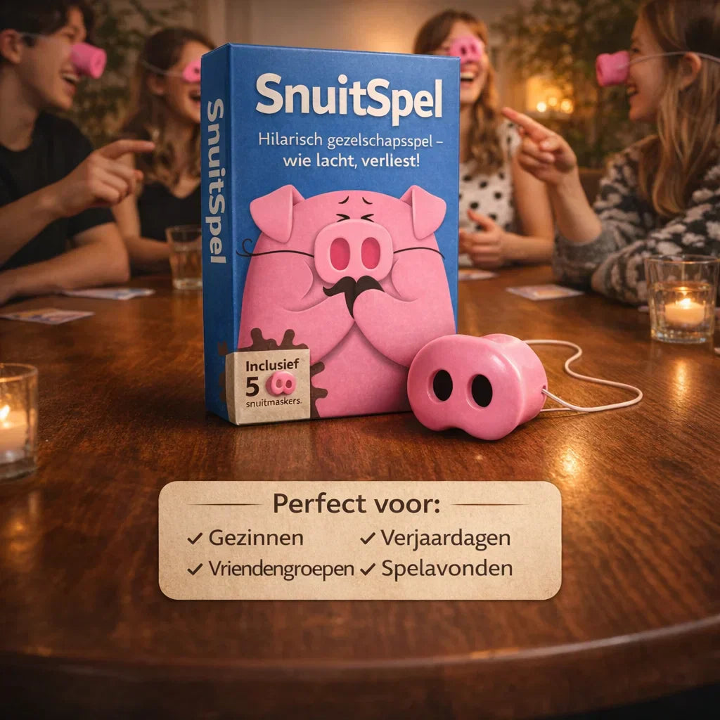 SnuitSpel – Het spel waarbij lachen verliezen betekent