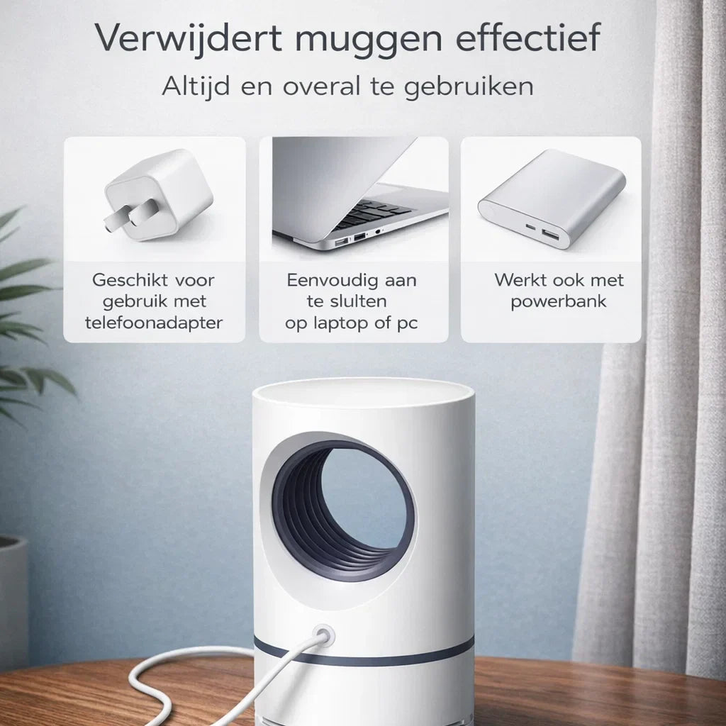 CalmAir Lamp – Slaap rustig zonder muggen