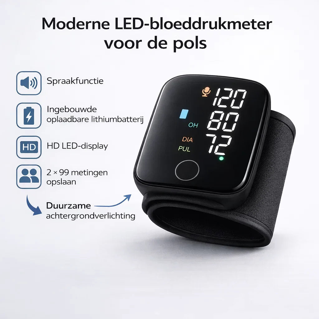 PulseCheck Pro – Meet je bloeddruk helder en zonder twijfel