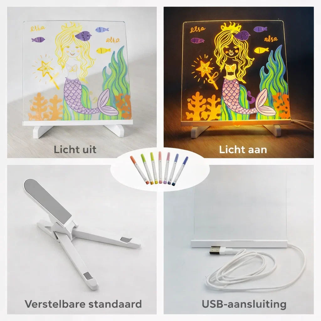 GlowBoard – Creatief tekenen zonder rommel